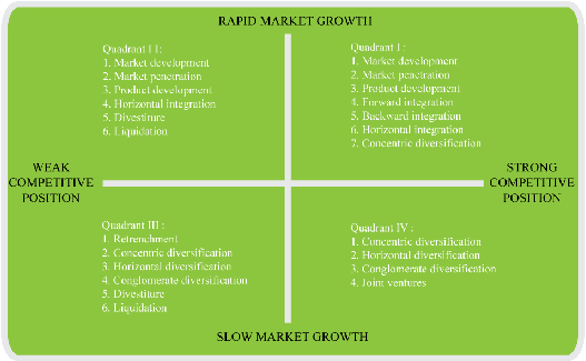 Strategi akan bergantung pada kondisi spesifik perusahaan. Bab20805