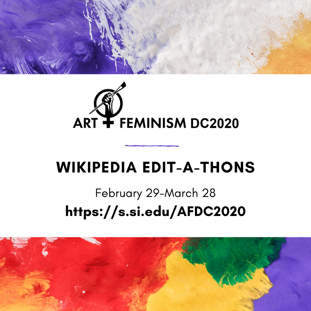Canceled Art Feminism Dc 2020 Wikipedia Edit A Thons