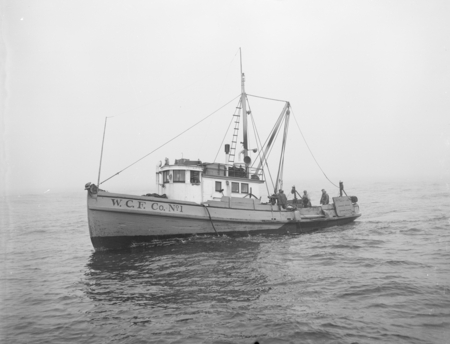 Bottom Trawling In Fog Out Of Bodega Bay California Circa 1950