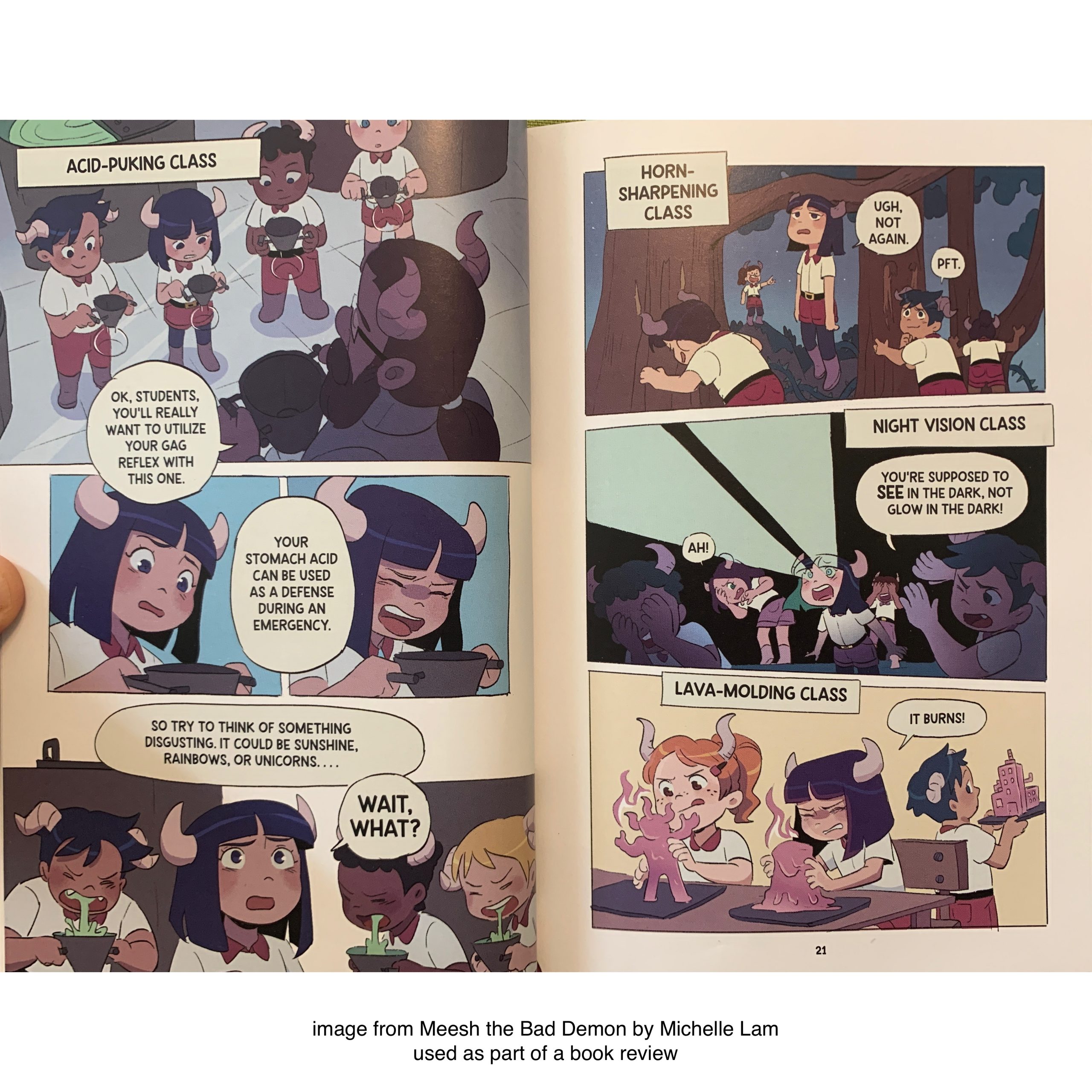 Graphic Novel Review: Meesh the Bad Demon by Michelle Lam