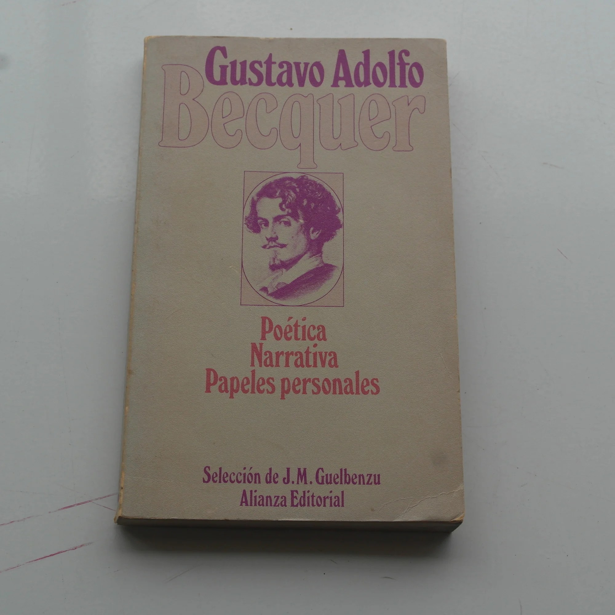 Gustavo Adolfo Becquer: Poética Narrativa Papeles personales