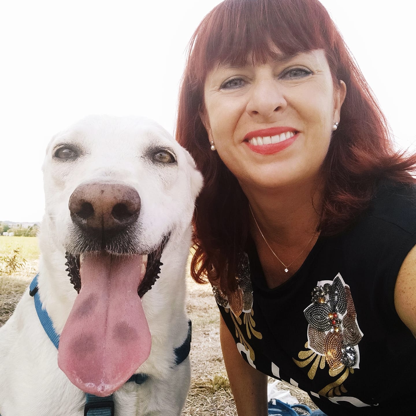 Francesca Fughelli Libringioco e il suo cane sofia