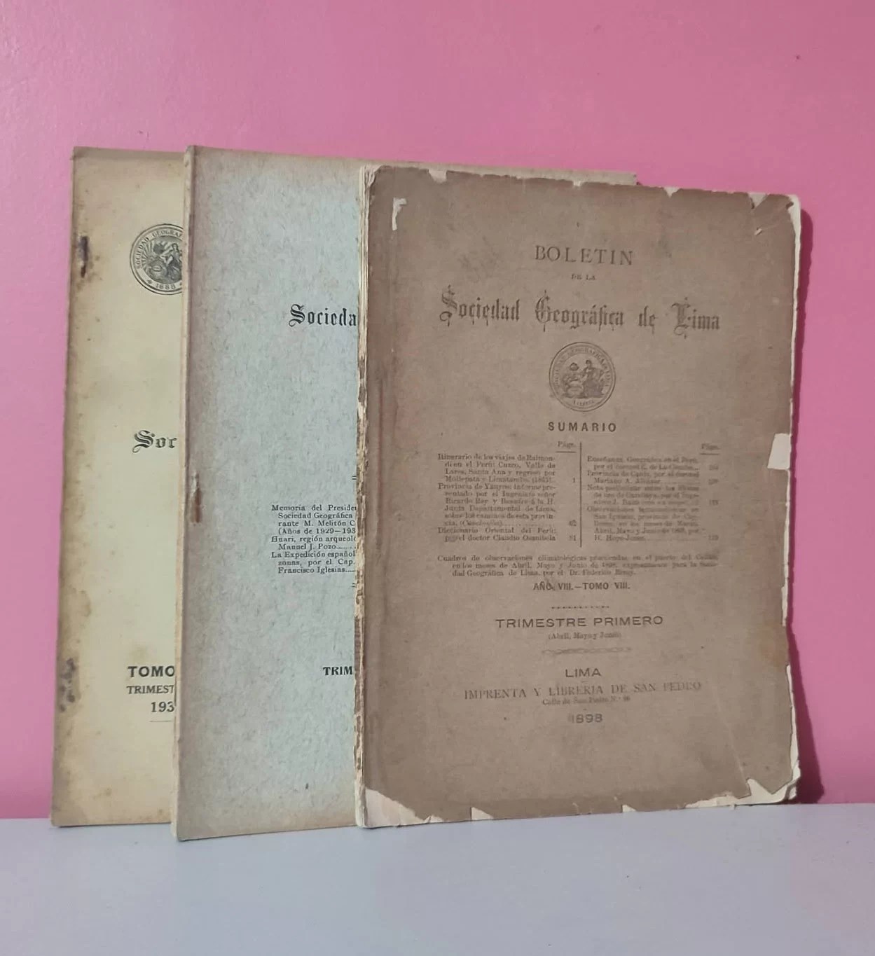 Boletín de la Sociedad Geográfica de Lima