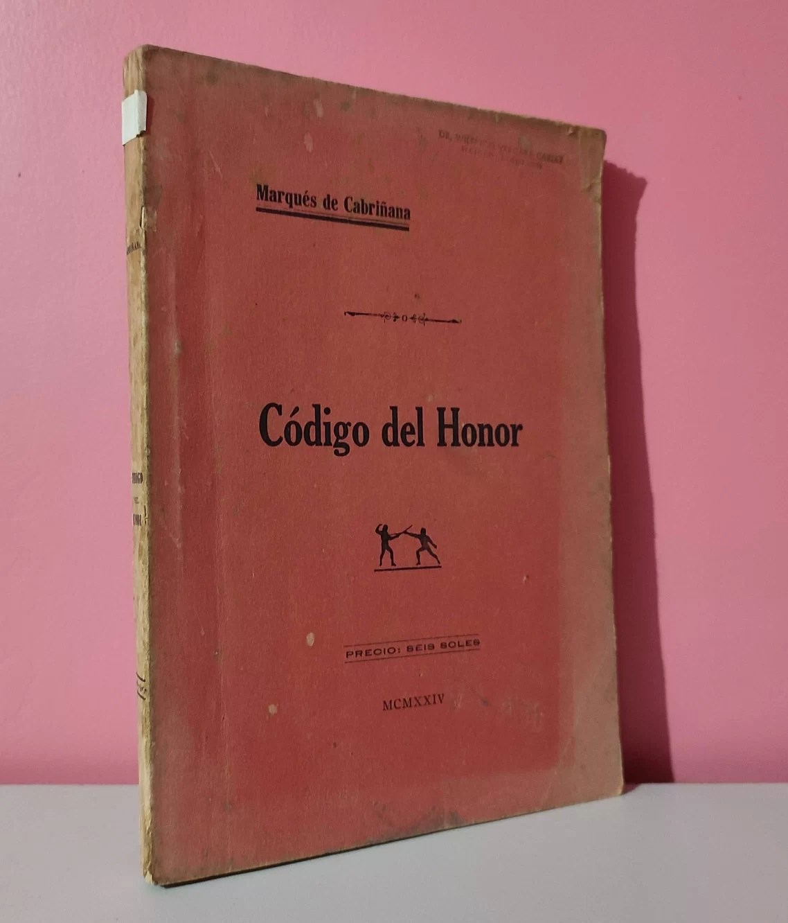 Código del Honor / Marqués de Cabriñana