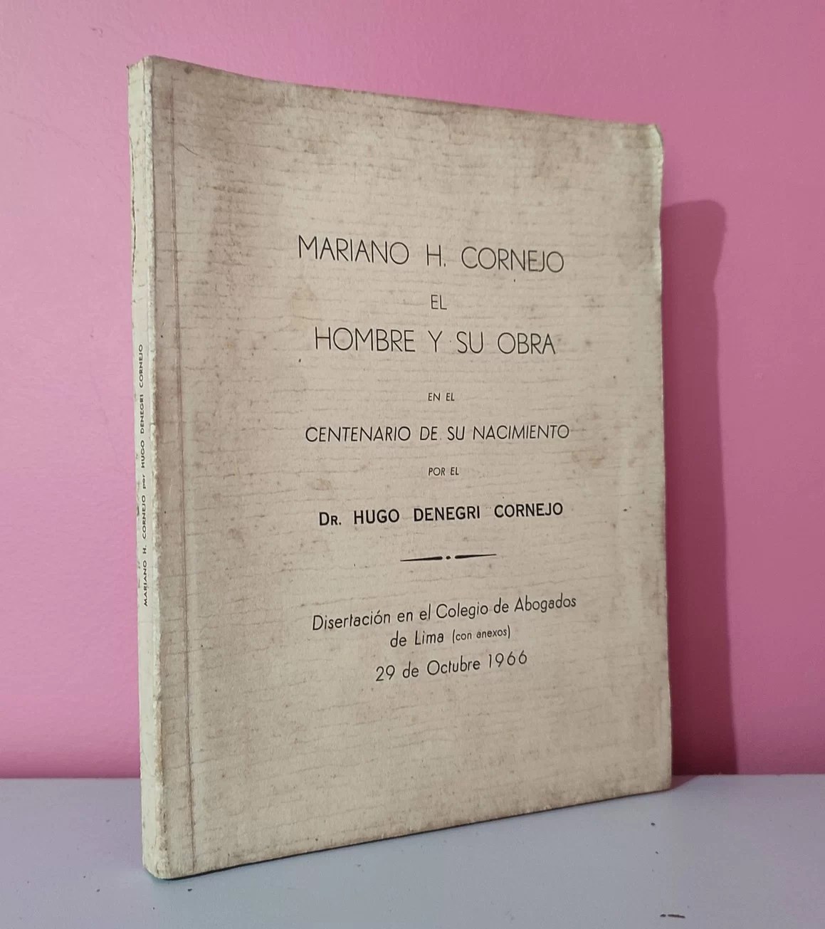 Mariano H. Cornejo el hombre y su obra