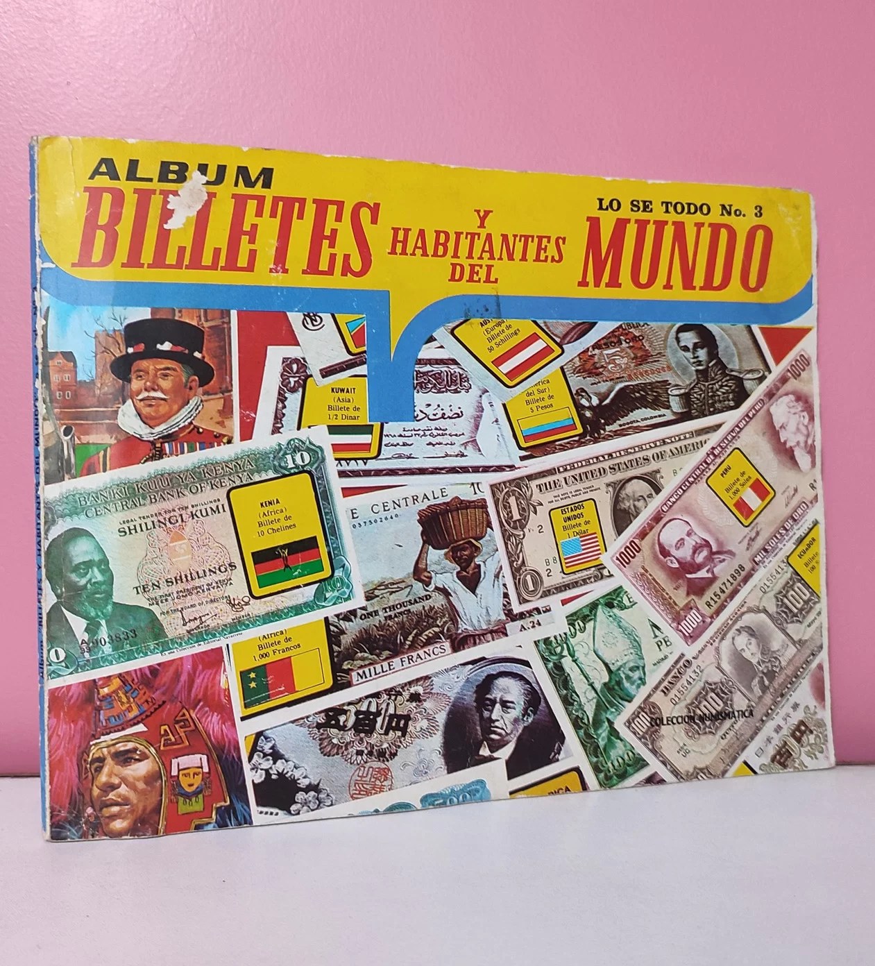 Album billetes y habitantes del mundo
