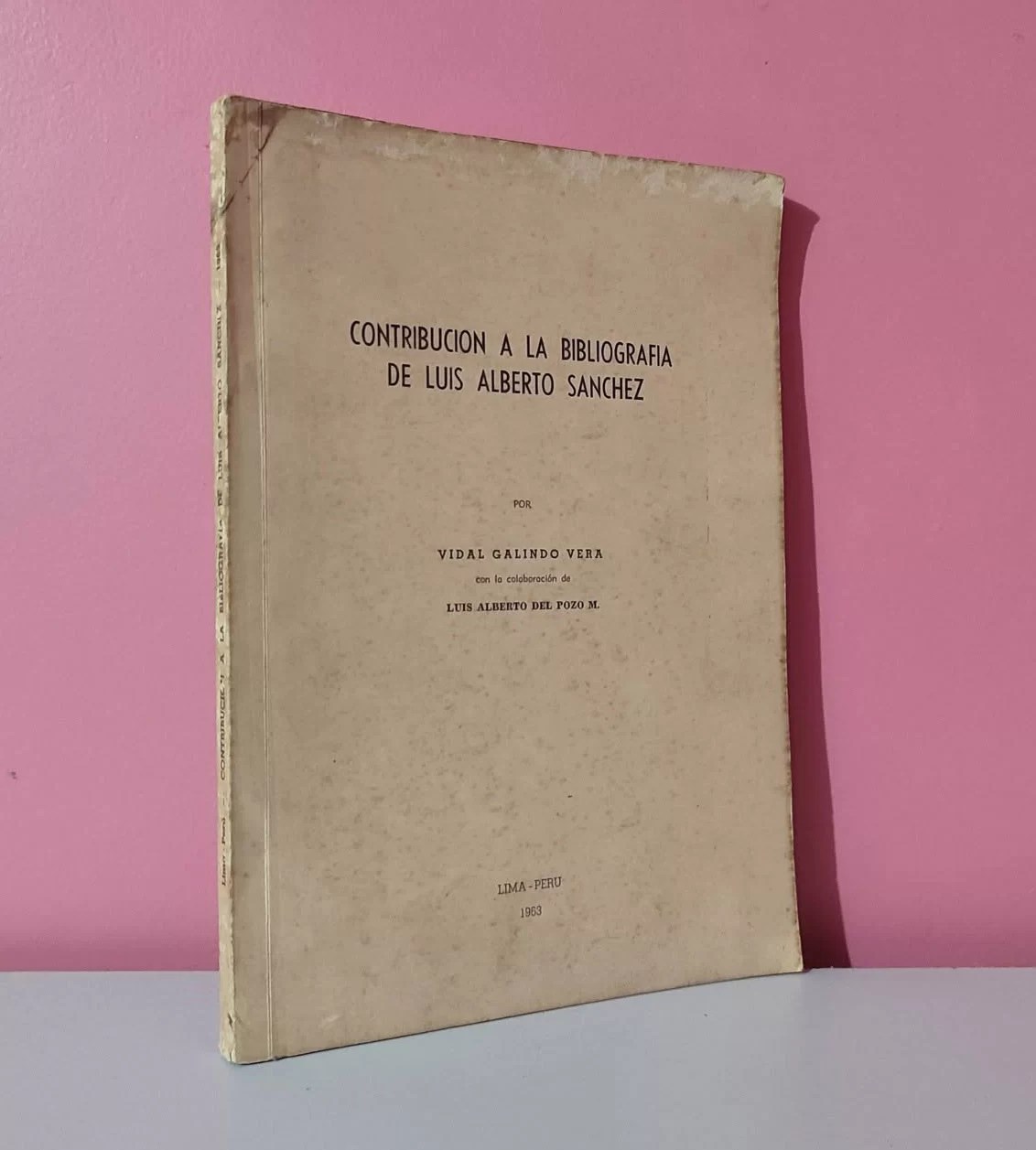 Contribución a la bibliografía de Luis Alberto Sánchez