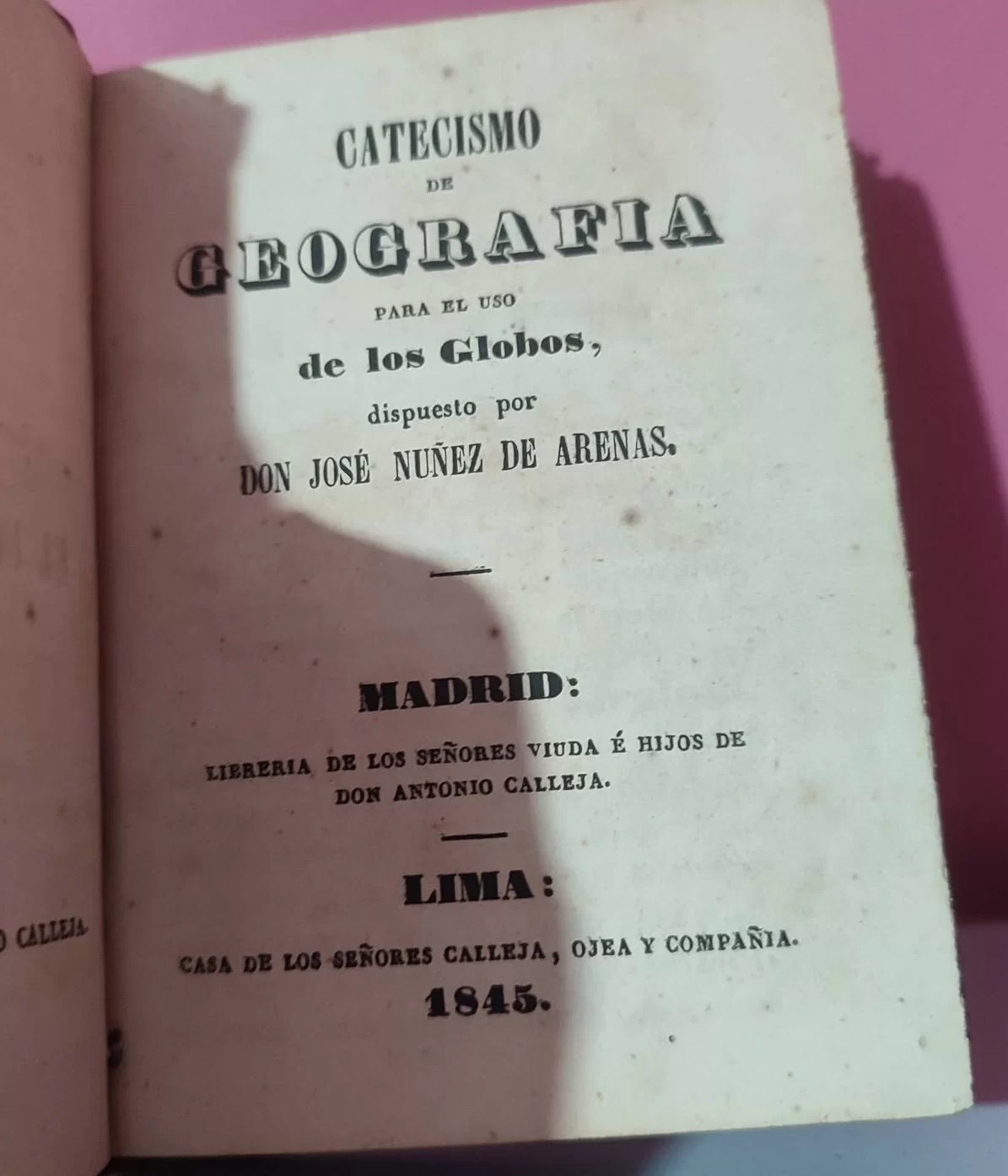 Catecismo de geografía para el uso de los globos