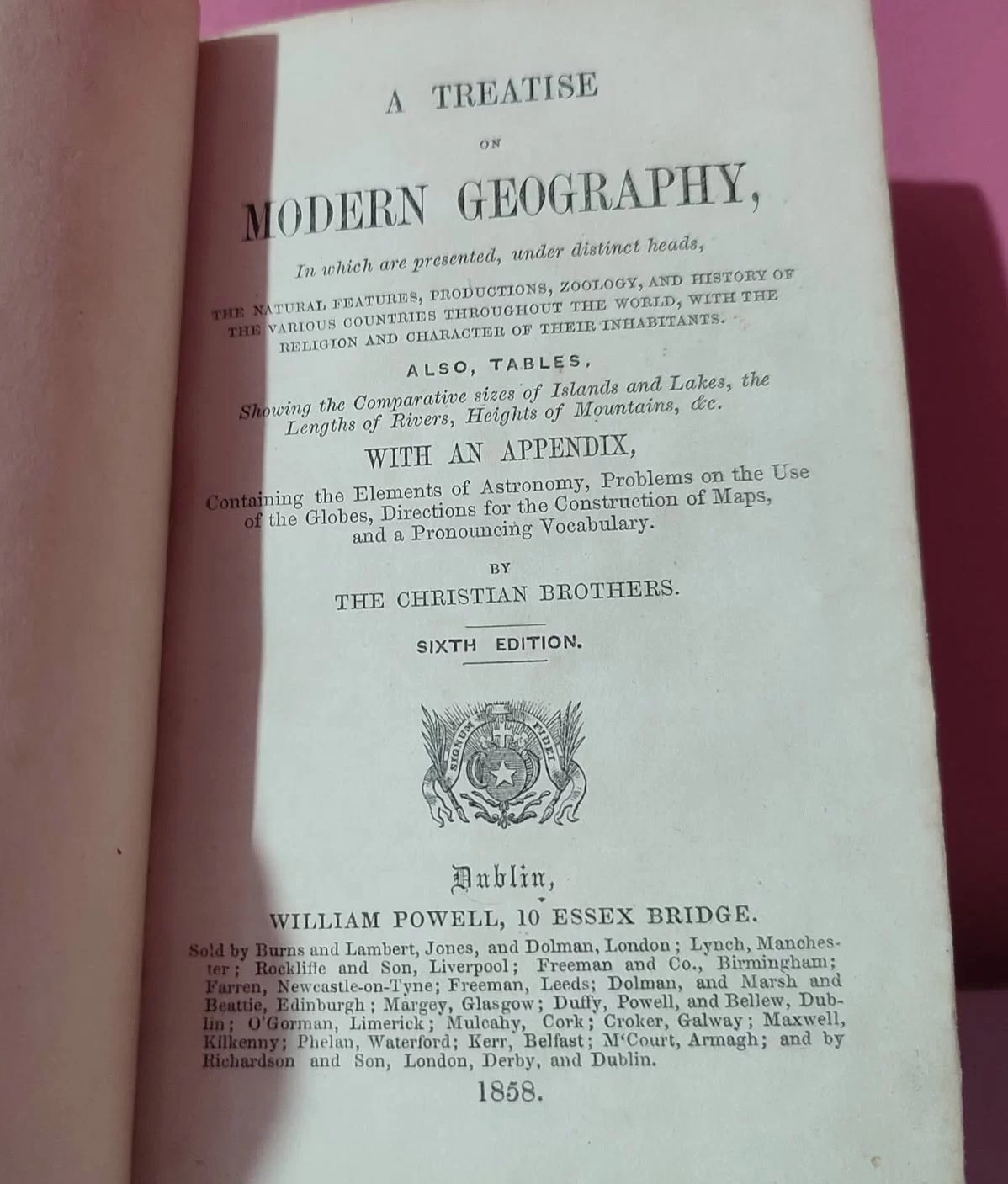 A treatise on modern geography