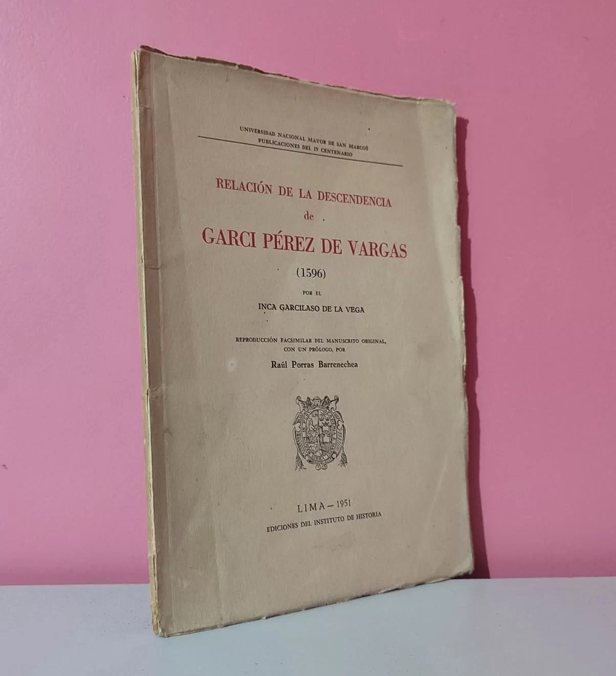 Relación de la descendencia de Garci Pérez de Vargas (1596)
