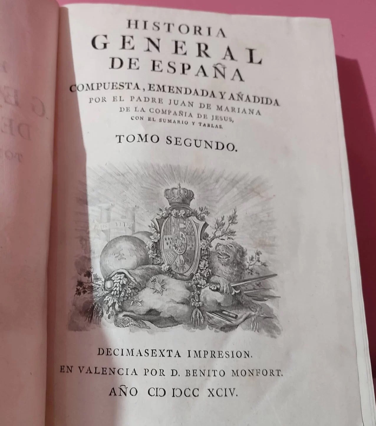 Historia general de España / Padre Juan de Mariana