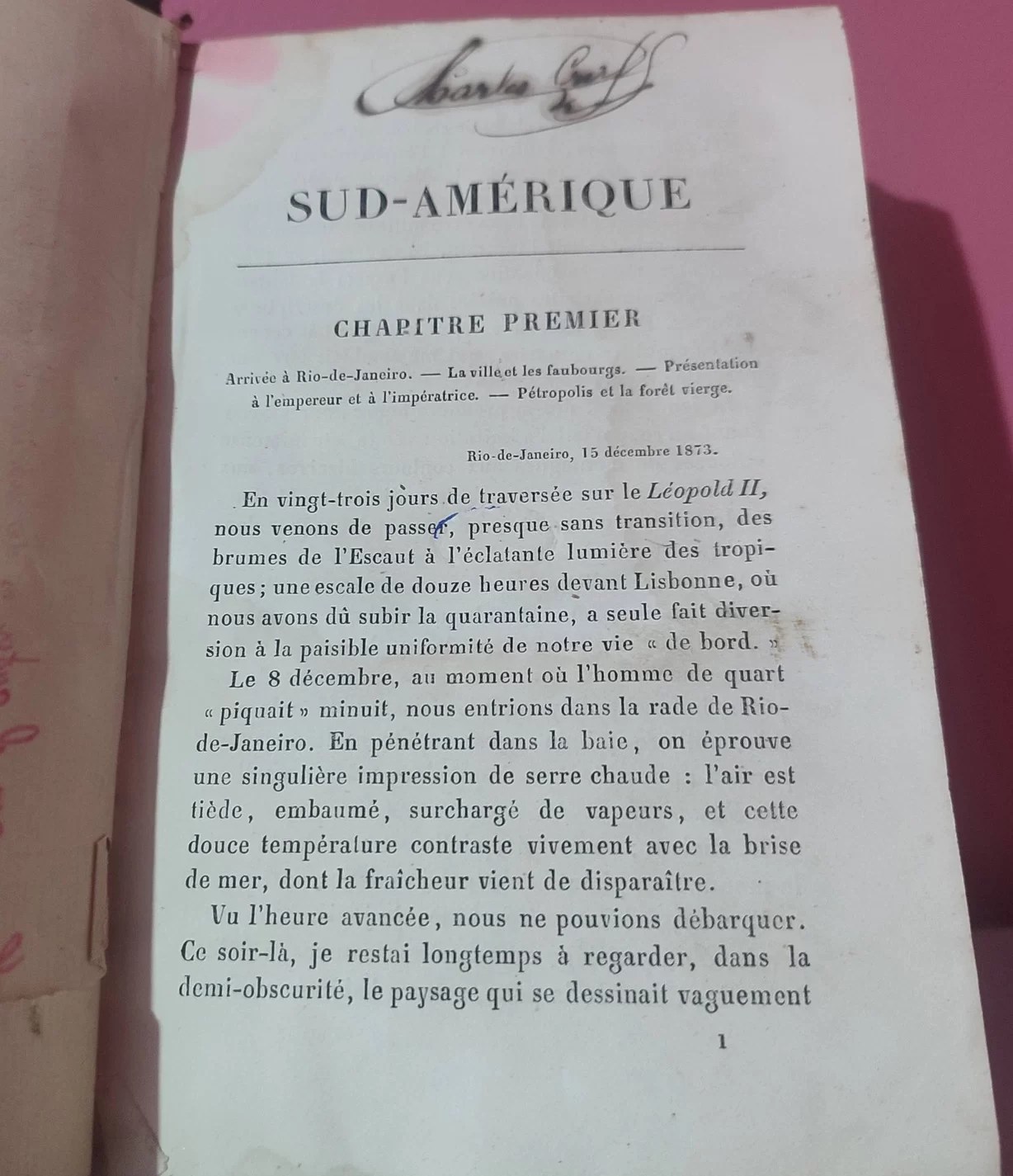 Sud-Amérique: séjours et voyages au Brésil, a La Plata, au Chili, en Bolivie et au Pérou