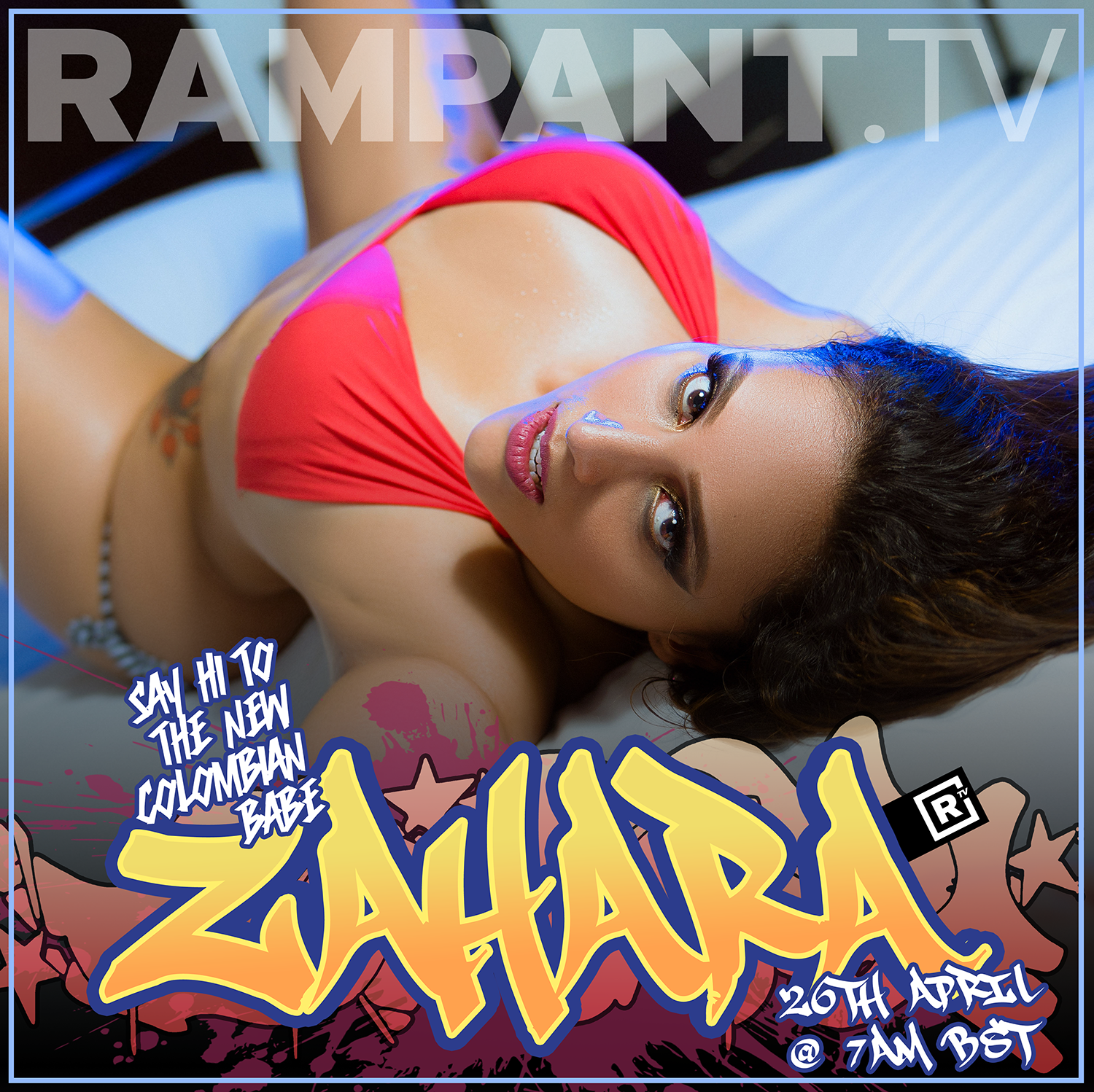 New Live Sex Latina! Zahara makes her debut tomorrow morning!