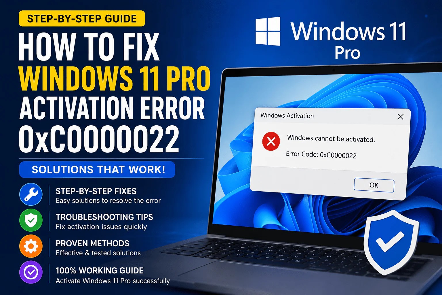 売り切れごめんthink CenterM73 10AXA0QFJP win10 How to Fix Error 0xC0000022 to Activate Windows 11 Pro - Licencekeep