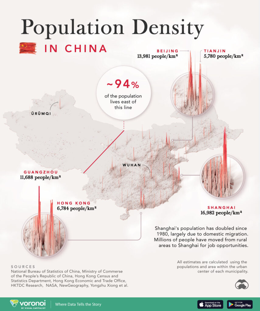 Population Density Map China VORO 855x1024 