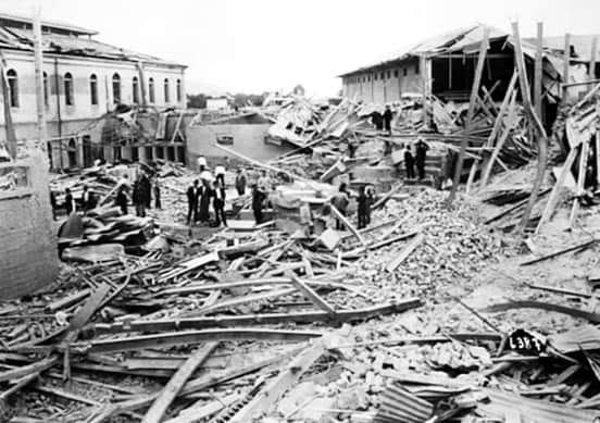 Explosión del Cuartel Principal de Artillería de San José