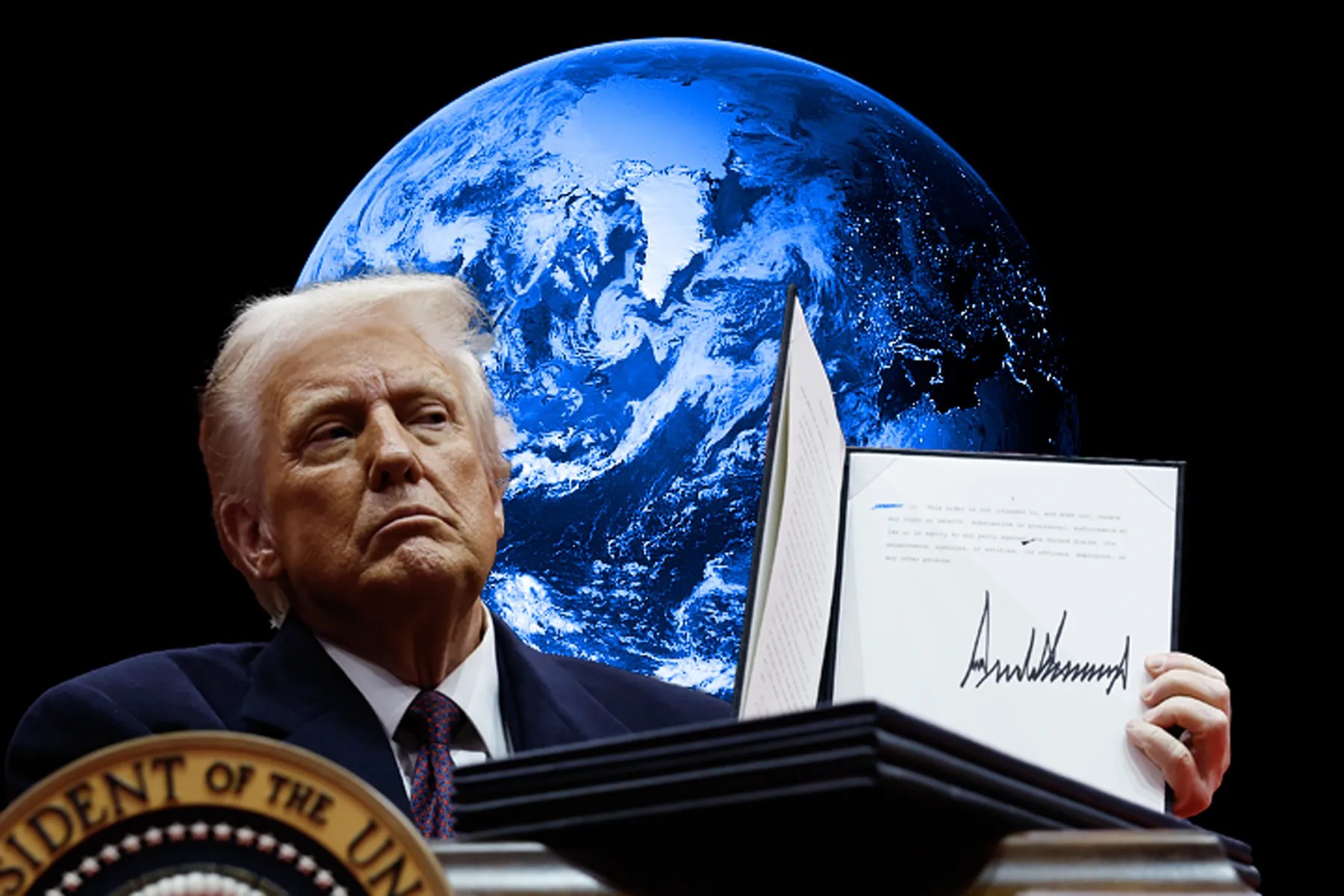 trump va bien doi khi hau