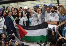 Llegan a México connacionales que viajaban en la flotilla Global Sumud  
