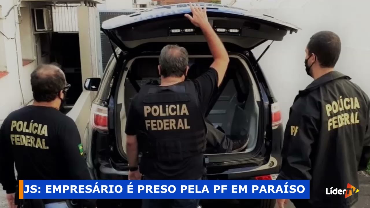 Empresário é preso pela Polícia Federal em Paraíso