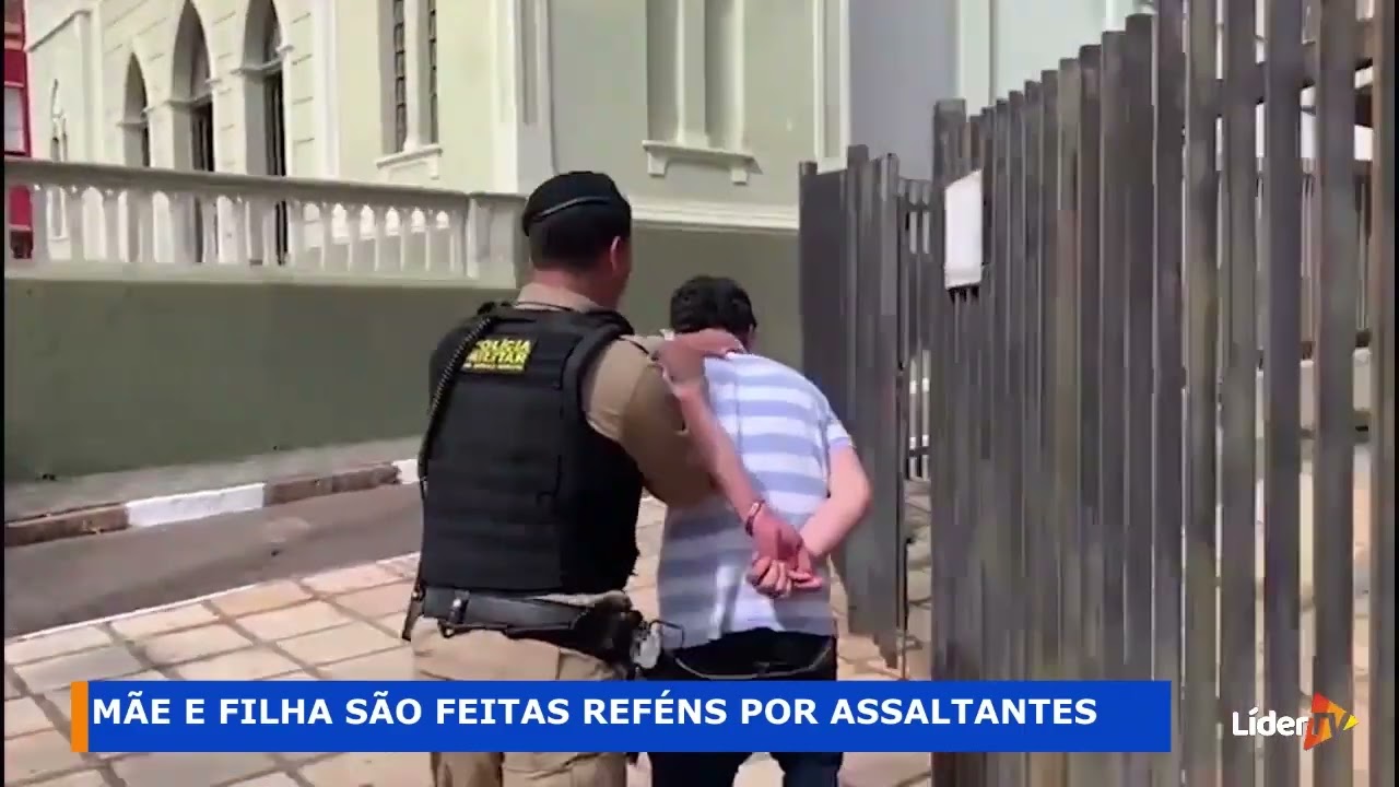 Bandidos são presos após cobrarem R$ 50 mil para liberarem mãe e filha reféns