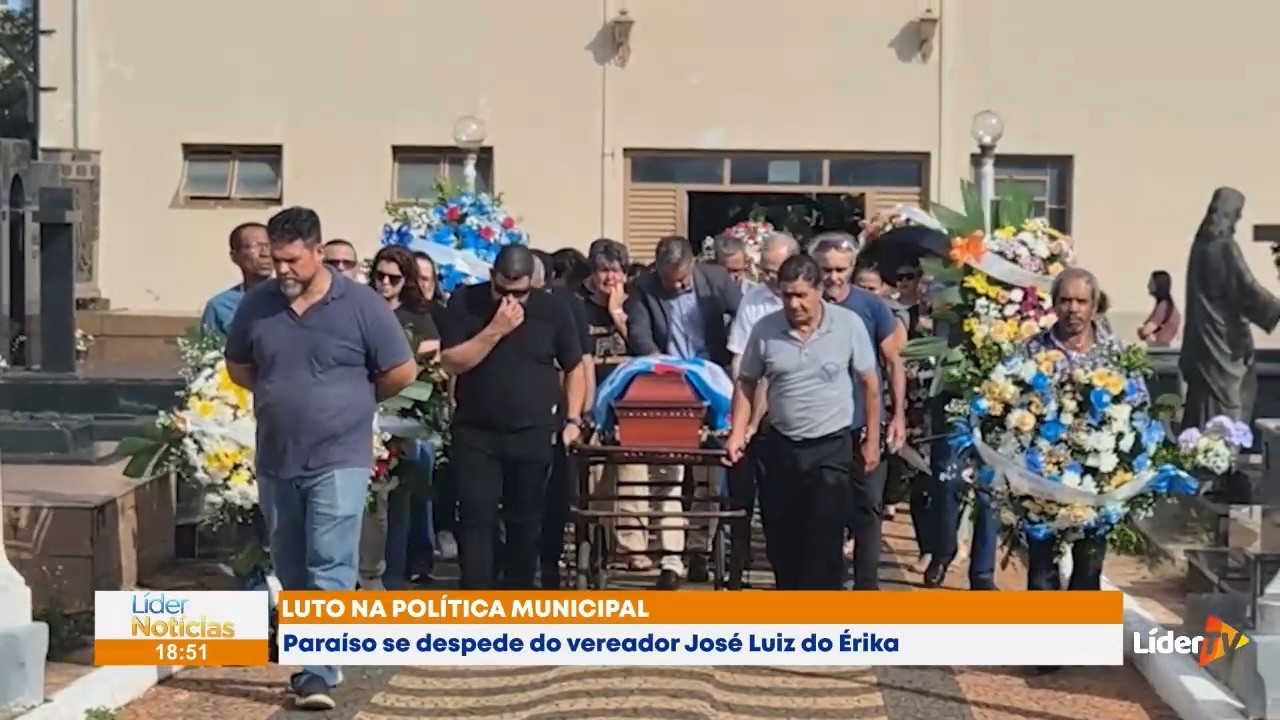 São Sebastião do Paraíso se despede do vereador José Luiz do Érika