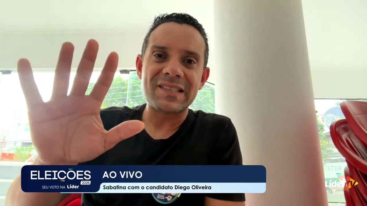 SABATINA ELEIÇÕES 2026 | Diego Oliveira – Candidato a Deputado Estadual
