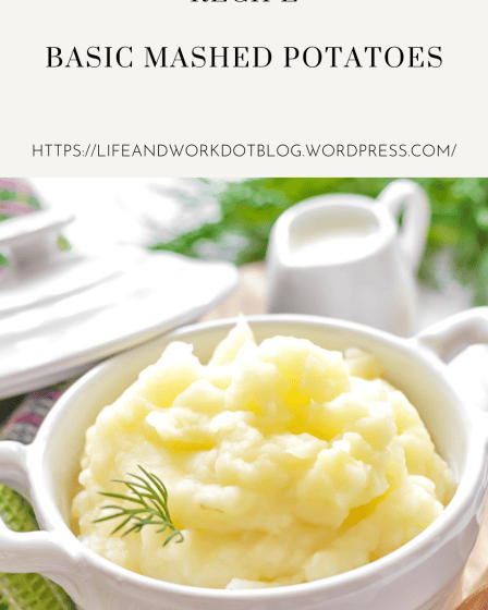 Recipe - Basic Mashed Potatoes