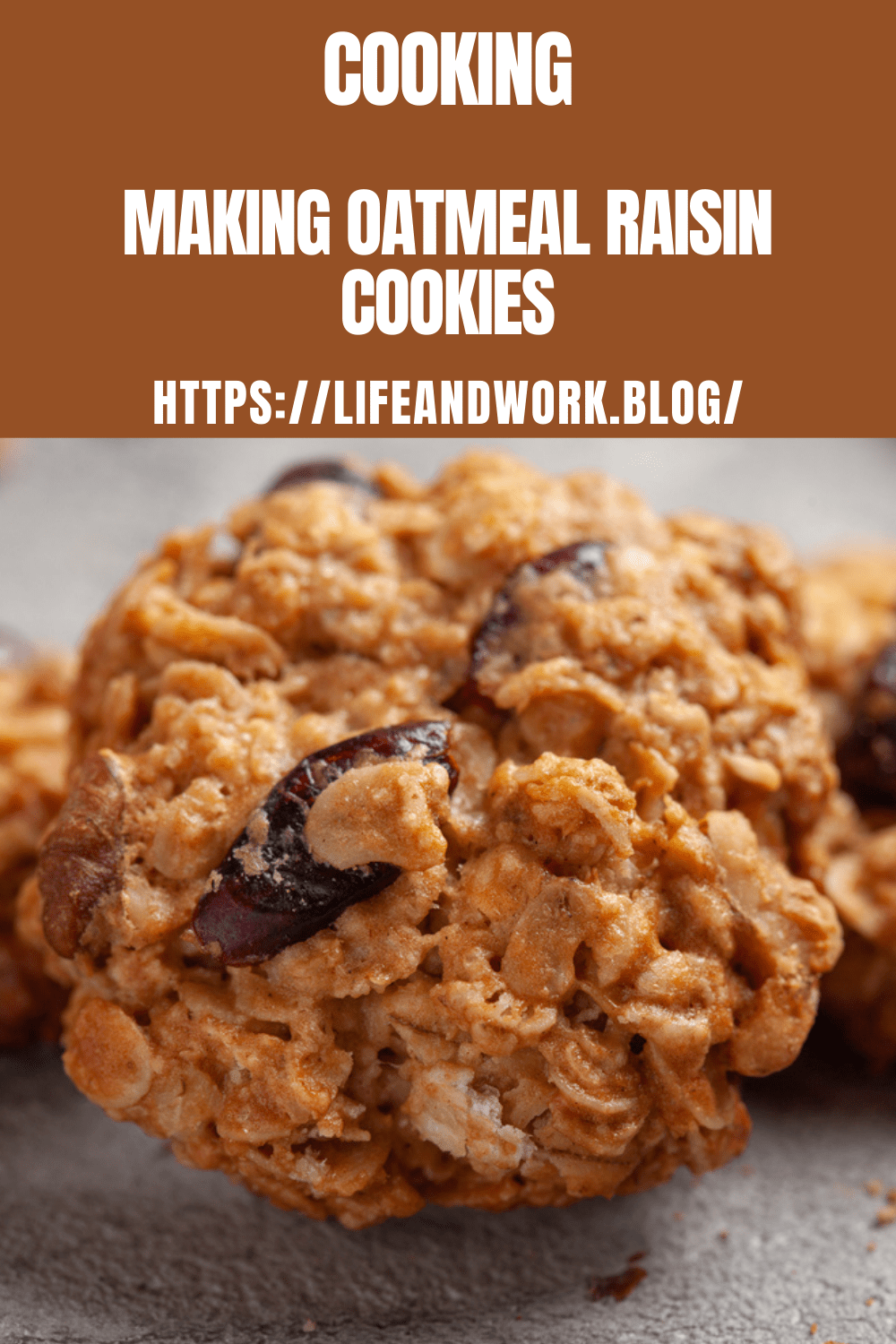 Cooking - Making Oatmeal Raisin Cookies