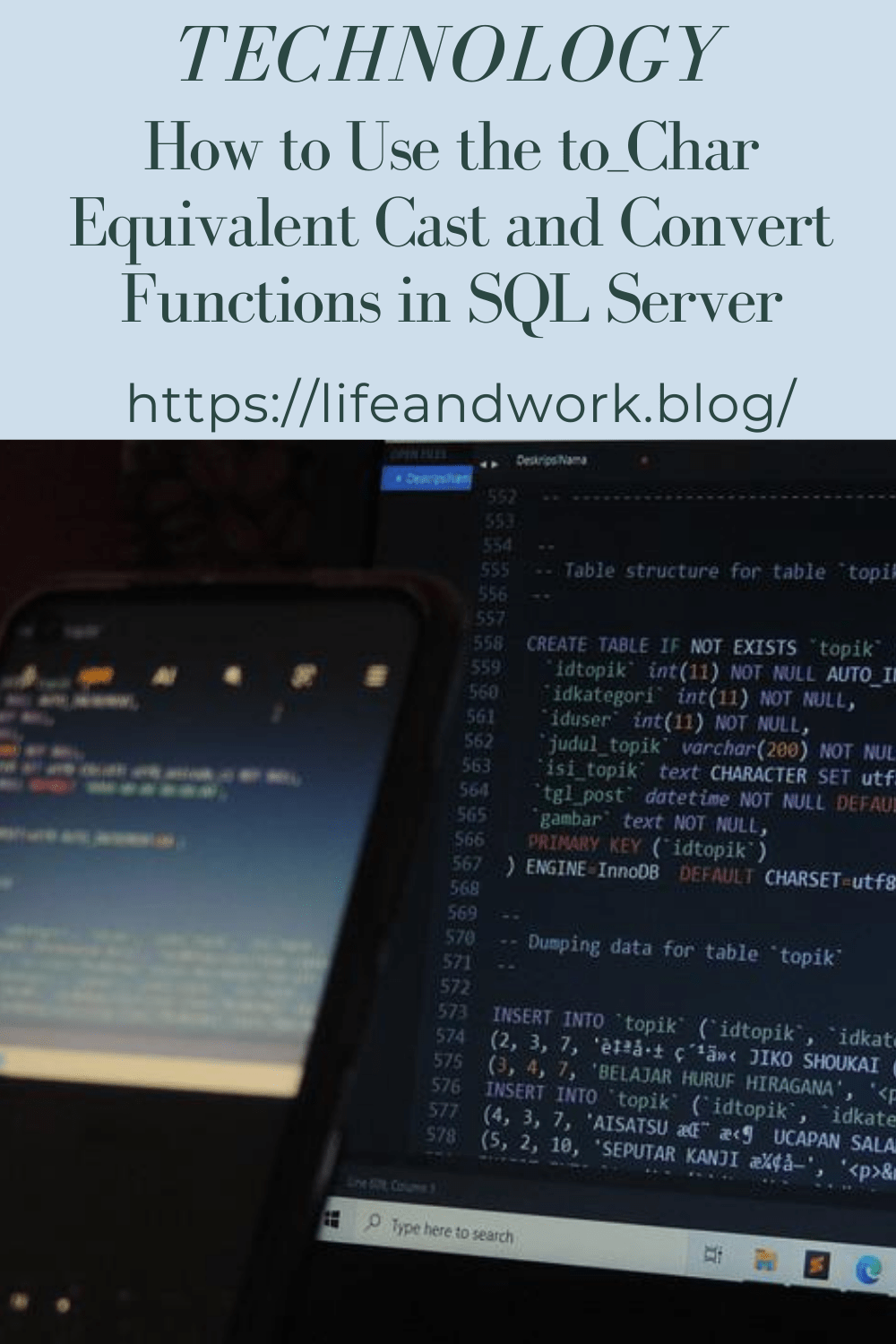 Mastering SQL Server: Using TO_CHAR for Data Conversion