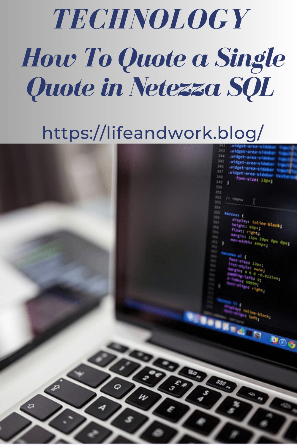 How To Quote a Single Quote in Netezza SQL