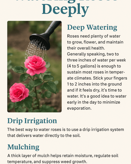 Watering Roses Deeply