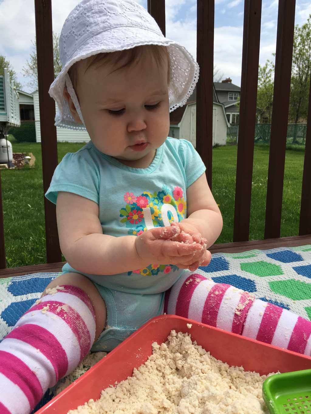 Taste Safe Cloud Dough for Baby Sensory Play Life as Mama Bear