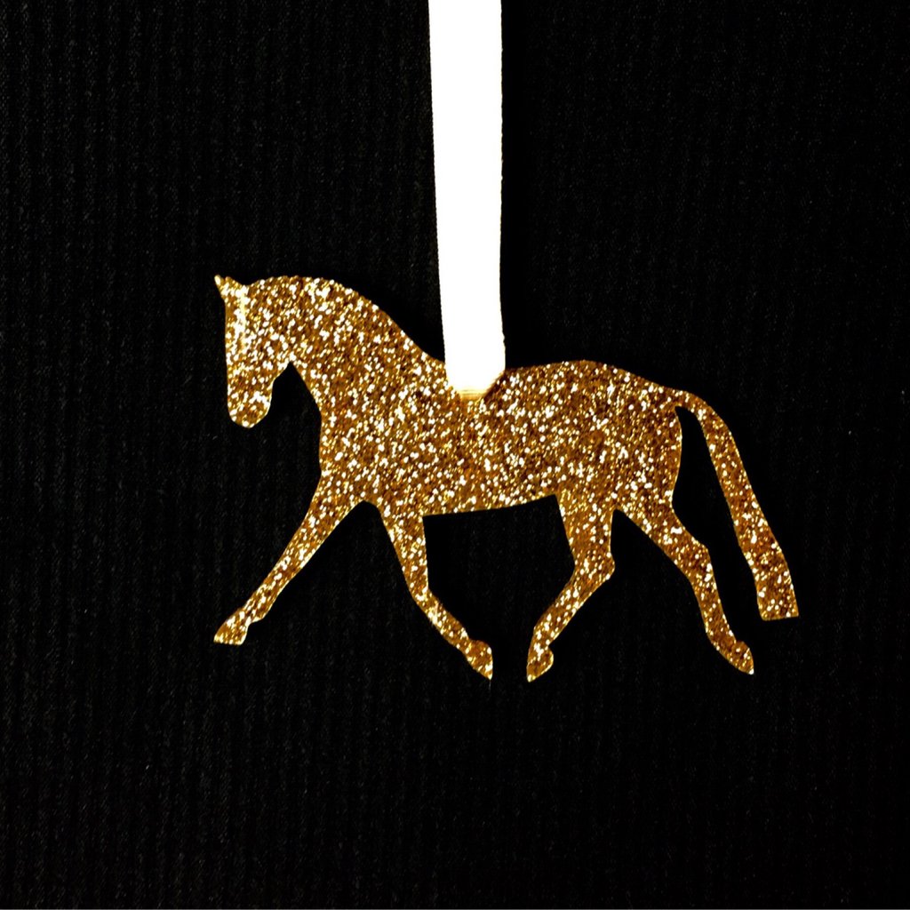 trotting horse Christmas decoration