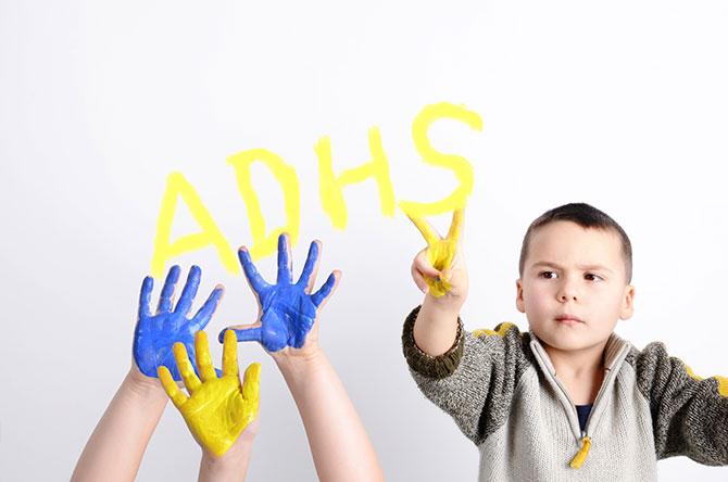 Hyperaktivität geht zunehmend in innere unruhe über . ADHS