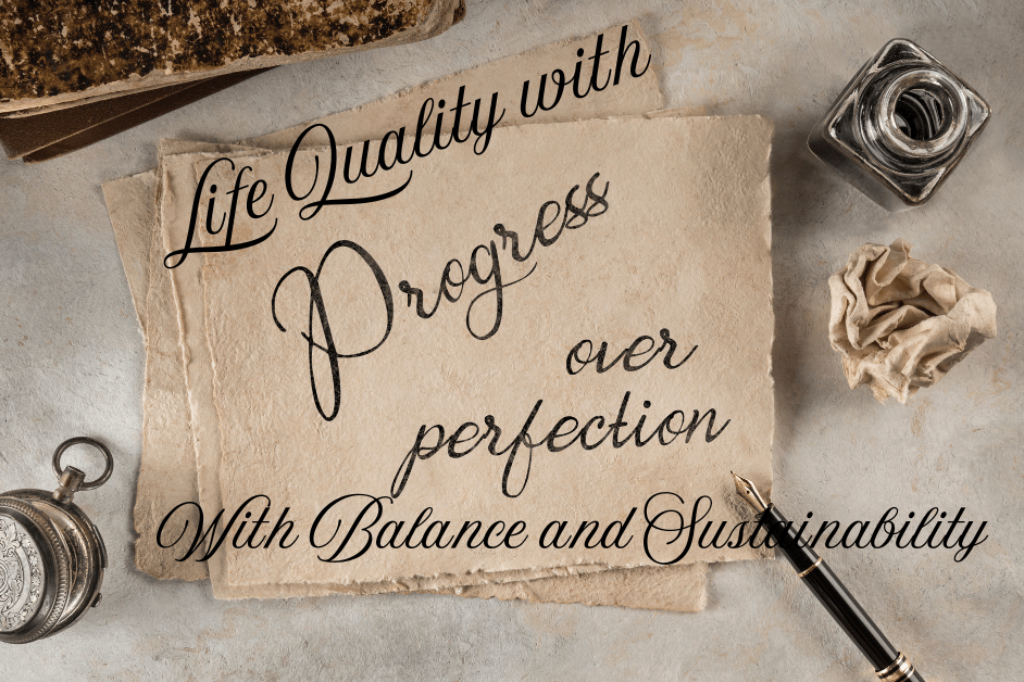 8 Of The Misconceptions of The Perfect Life- image of cardboard with letters