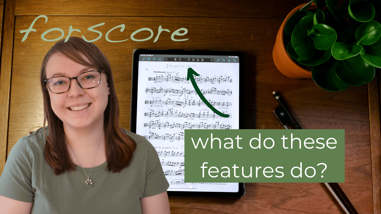Forscore: Explaining the Top Bar