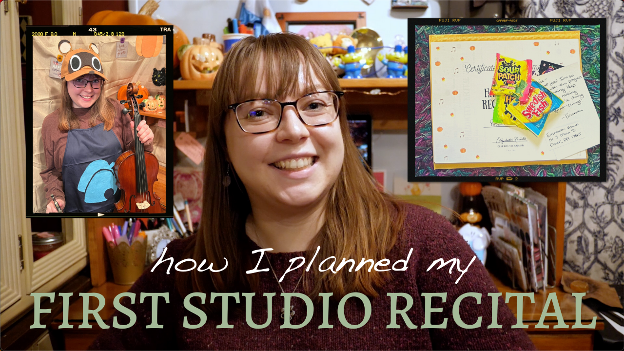 How I Planned my First Studio Recital: A Guide for New Teachers