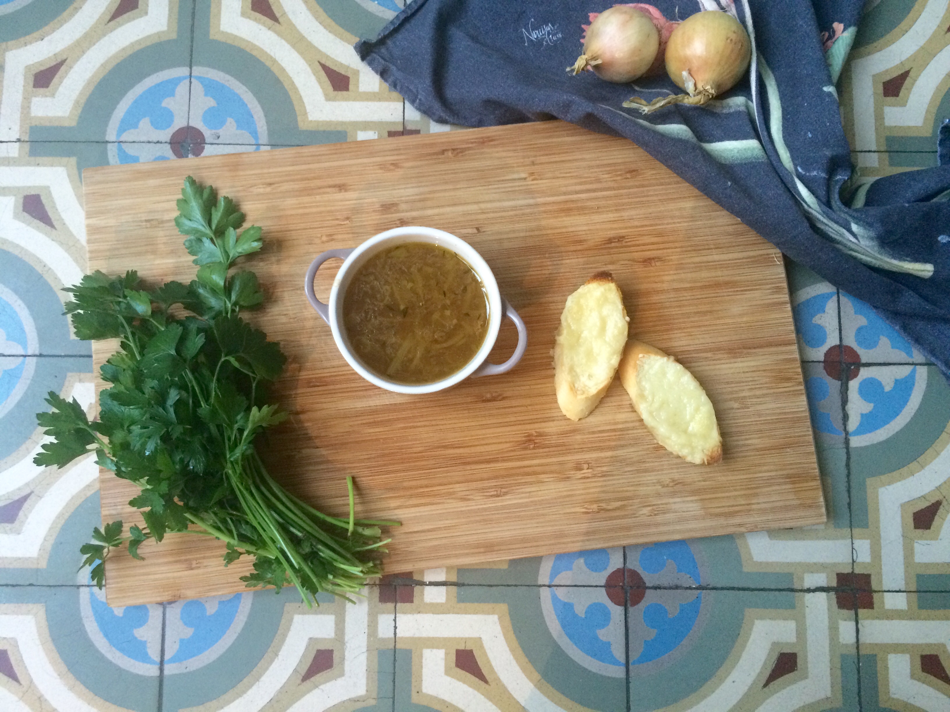 (French) Onion Soup with Apple Cider