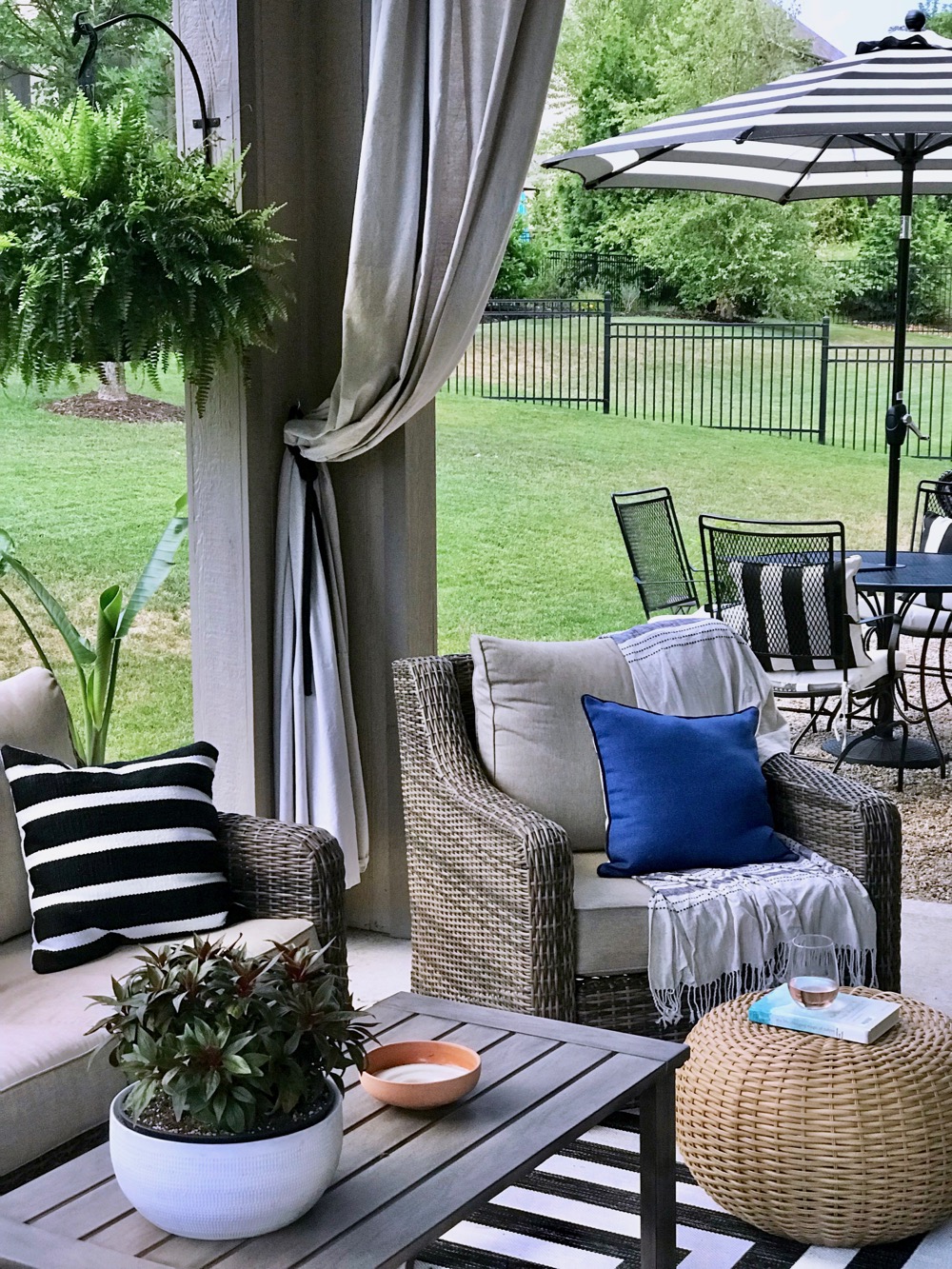 7 pieces patio furniture set clearance, outdoor conversation sets with 6 weather resistant cushions, 2 beige pillows, 1 piece tempered glass tabletop, . Walmart Outdoor Furniture Set Review - Life Love Larson