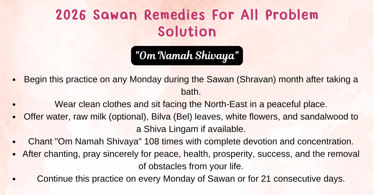 2026 Sawan Remedies for All Problems – Powerful Lord Shiva Remedies for Love, Marriage, Career, Health, and Prosperity
