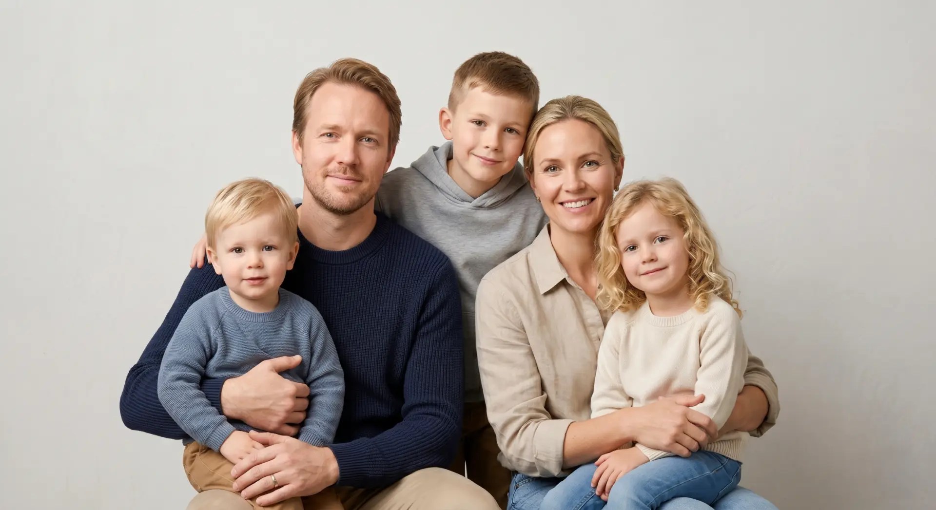 Family together, illustrating the people a protection plan is intended to support