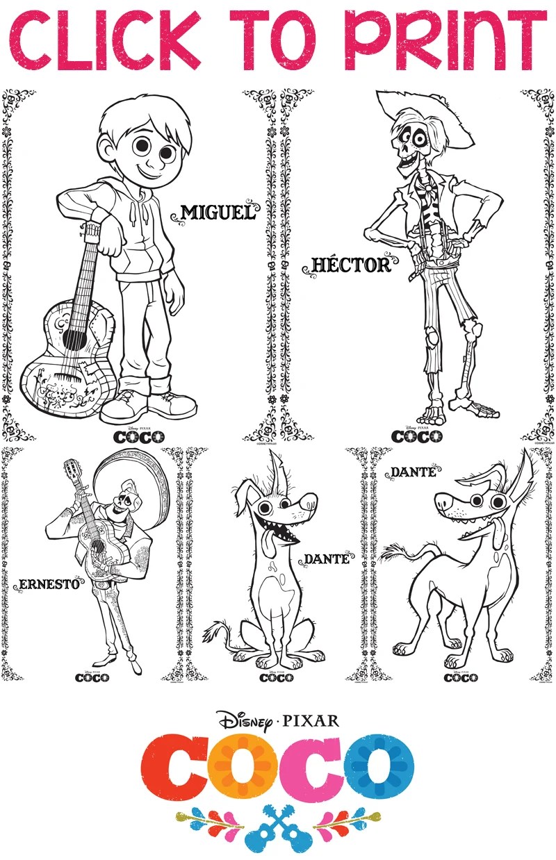 There are tons of great resources for free printable color pages online. Free Printables Disney Pixar S Coco Coloring Pages Life She Has