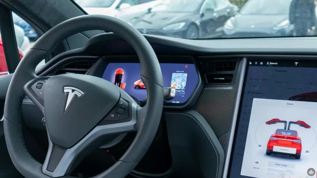 Tesla dashboard
