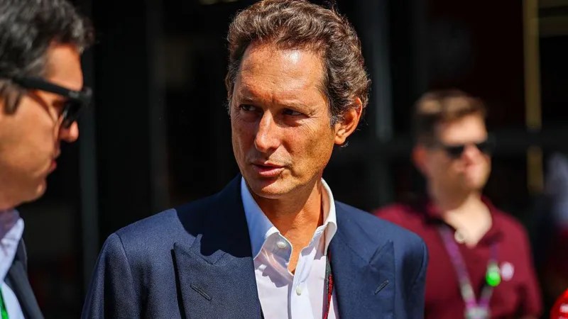 John Elkann, pictured at the F1 Grand Prix on the weekend