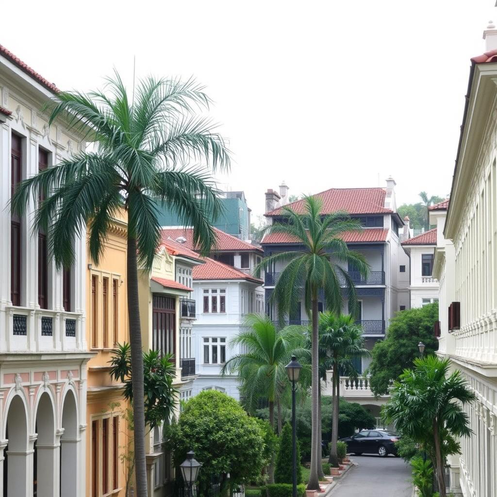 Colonial architecture on Gulangyu Island in Xiamen