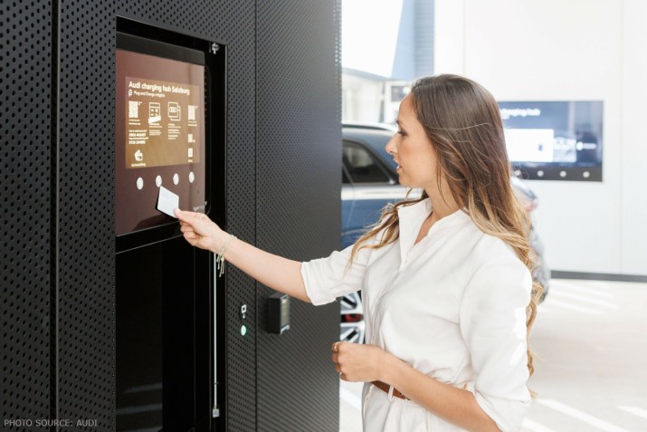 Audi charging hub Salzburg