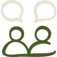 people talking icon