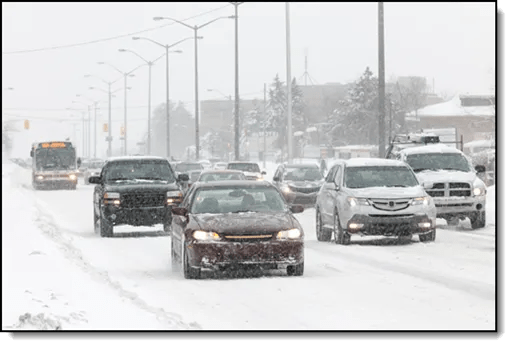 Safe Driving in snowy weather