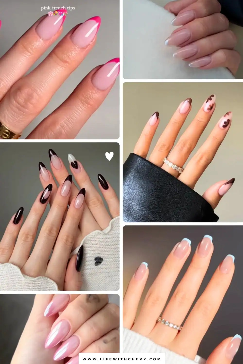 simple french nails