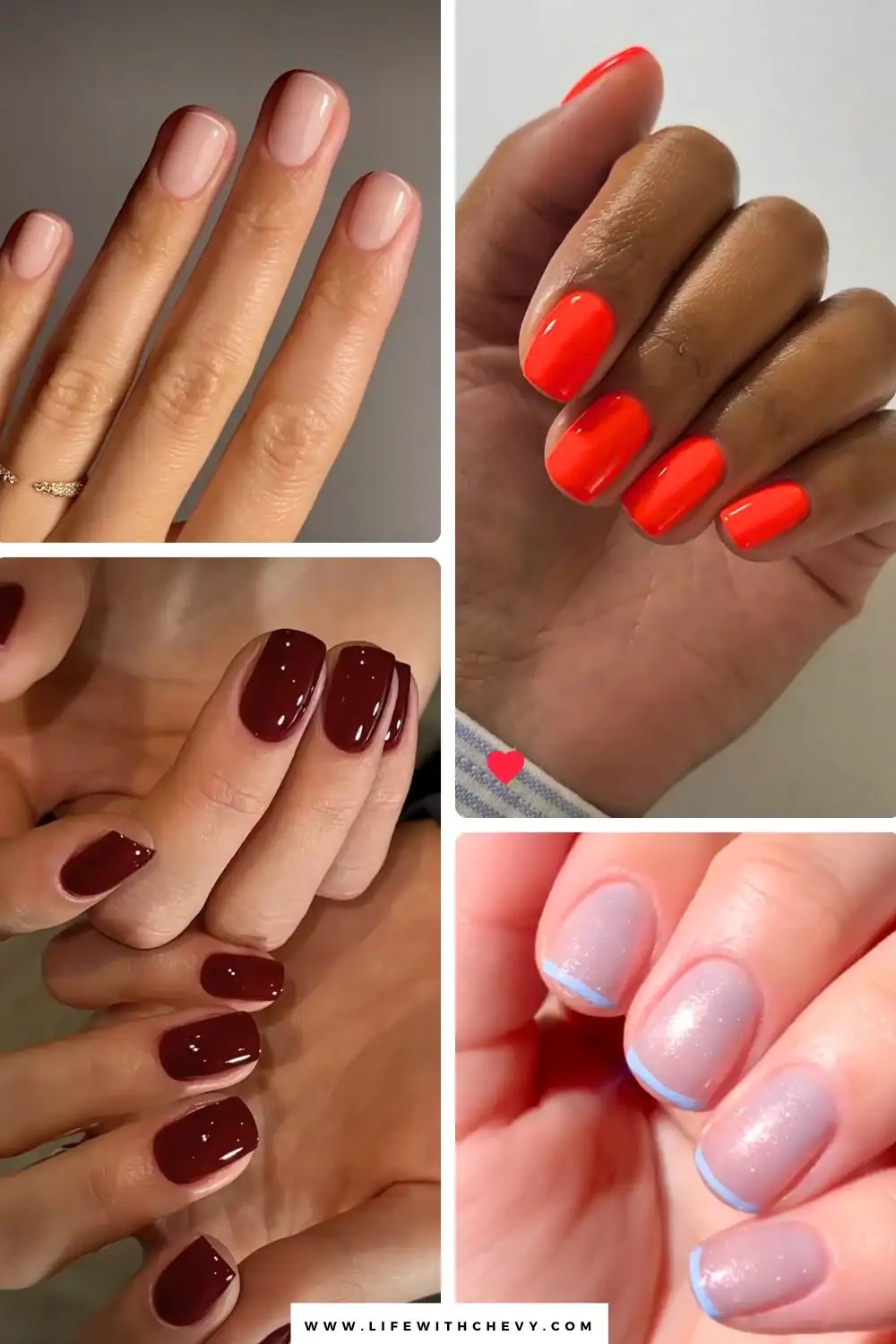 simple short nails designs